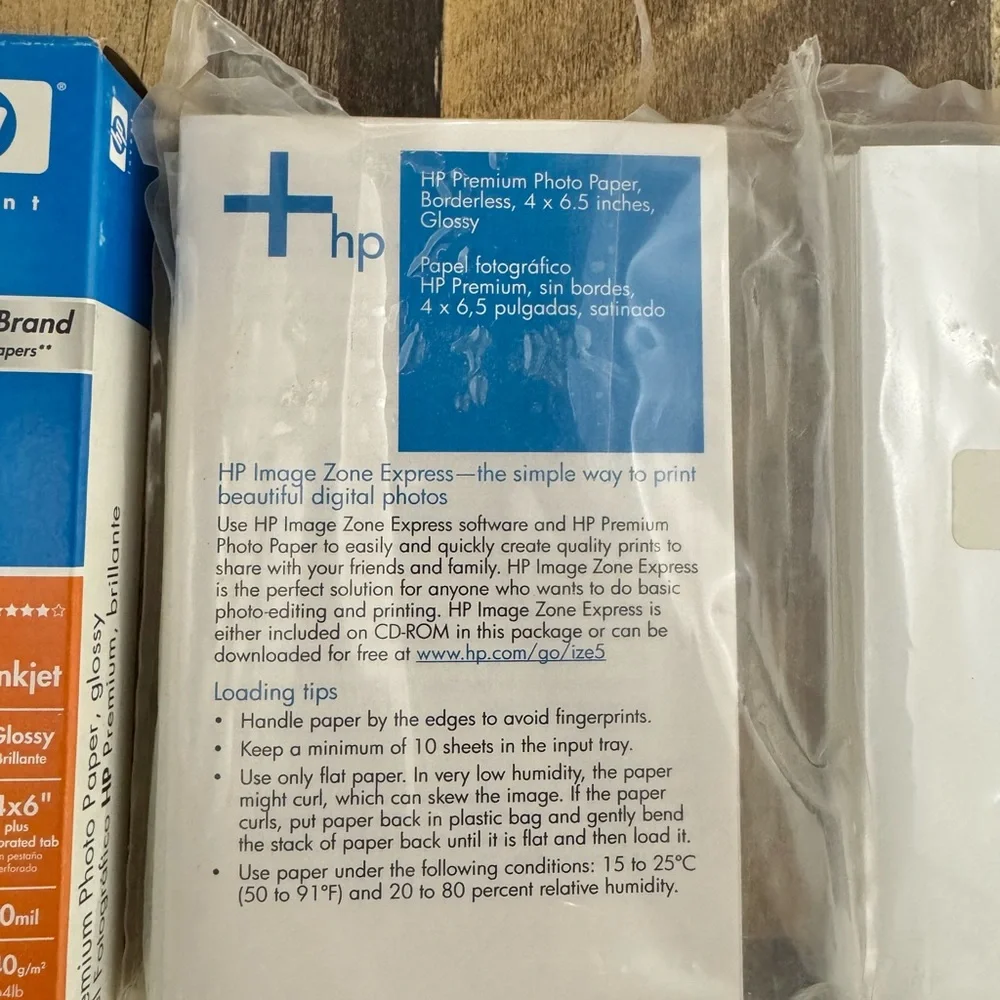 HP Photo Papers 4x6” LOT (3 Packages)